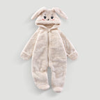 Combinaison pyjama bébé blanc crème