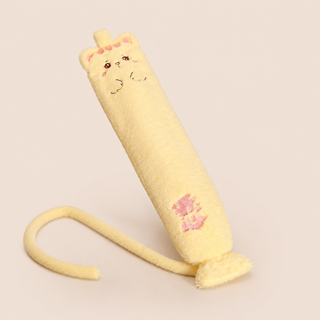 Bouillotte Chat Jaune Géante