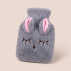 Bouillotte Fourrure Lapin Qui Dort