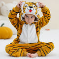 Combinaison pyjama tigre enfant doux