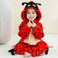 Pyjama bébé et enfant coccinelle rouge