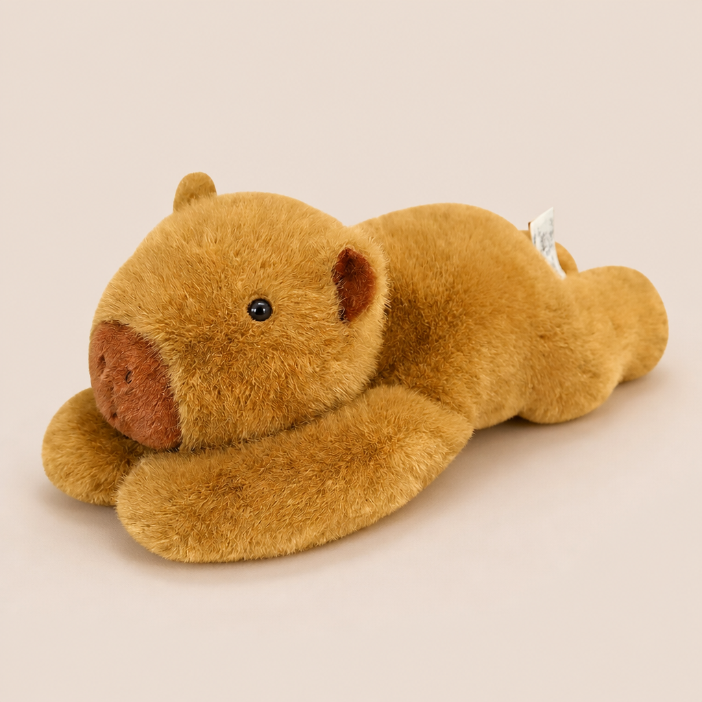 Capybara Lestée en Peluche