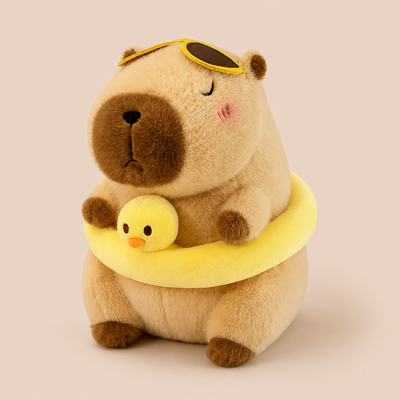 Capybara Peluche avec Bouée