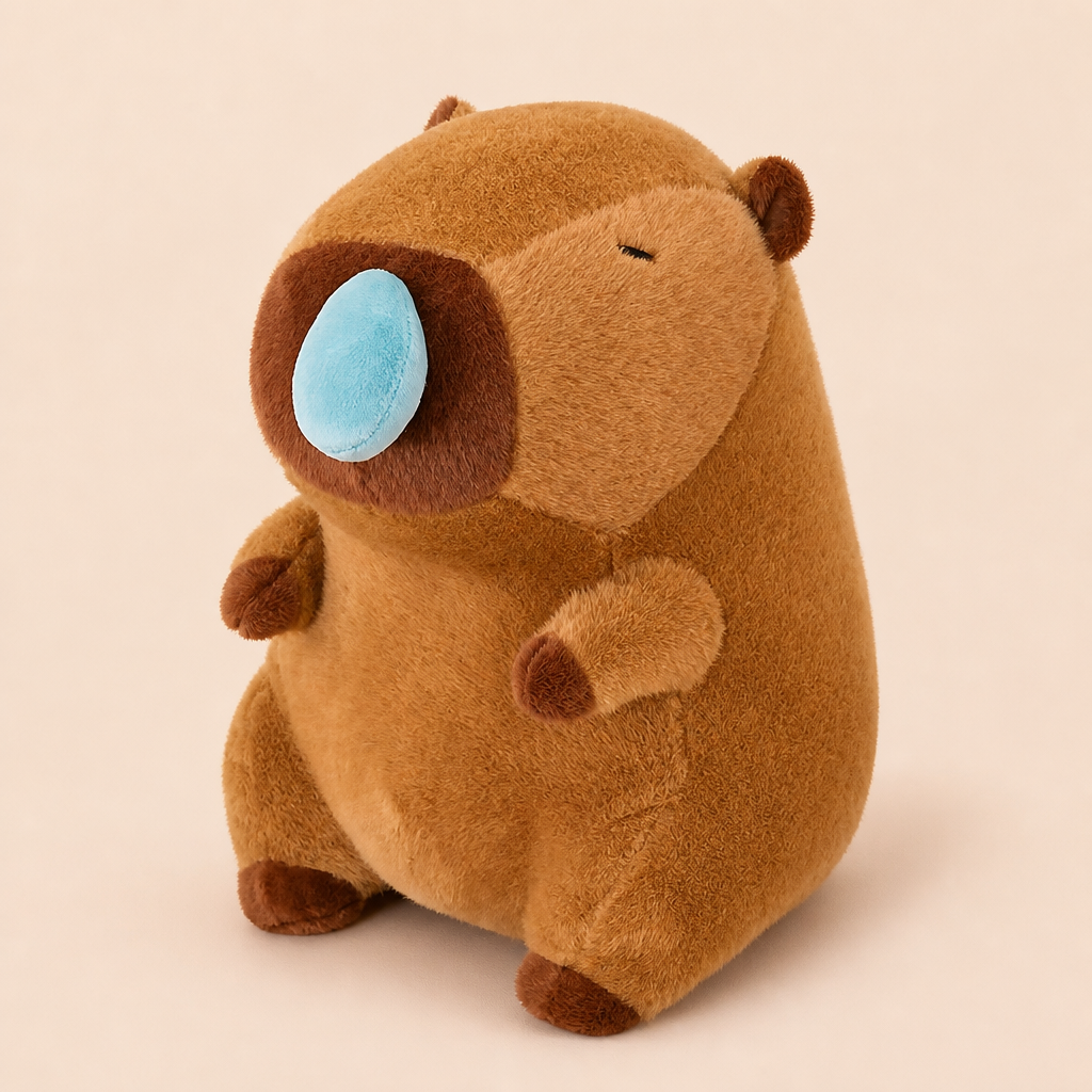 Capybara Peluche avec Goutte