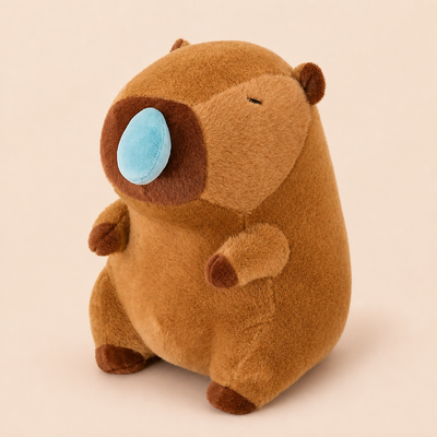 Capybara Peluche avec Goutte