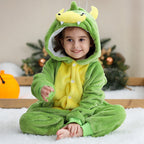 Kigurumi dinosaure enfant en flanelle douce