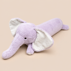 Coussin Peluche Éléphant Géant - Violet