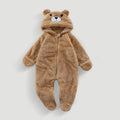 Combi pyjama bébé kaki épaisse et douce