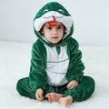 Combinaison pyjama serpent vert foncé enfant