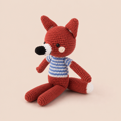 Doudou Crochet Renard