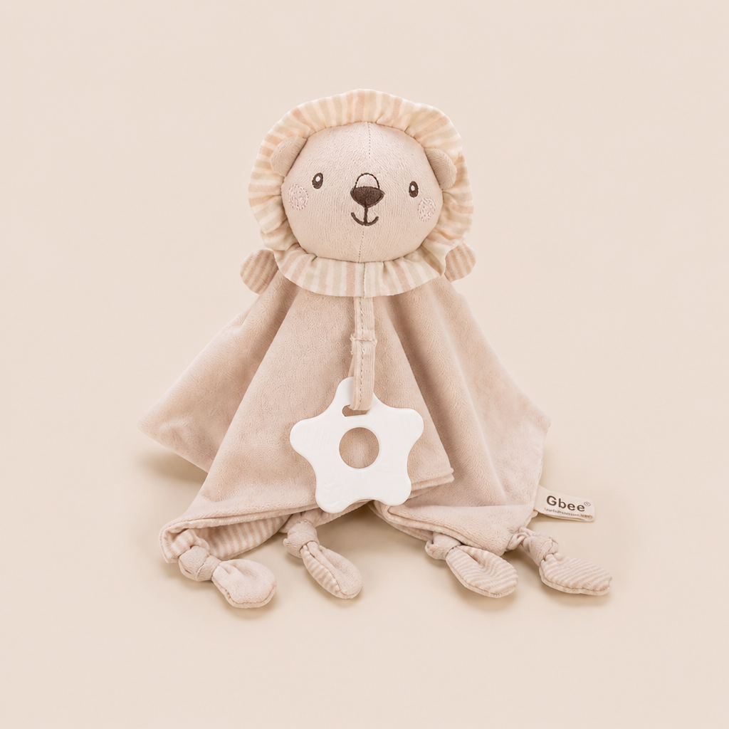 Doudou Hochet Carrer - Beige Classique