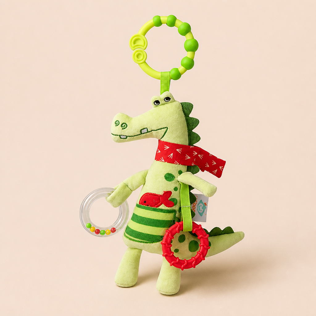 Doudou Hochet Crocodile