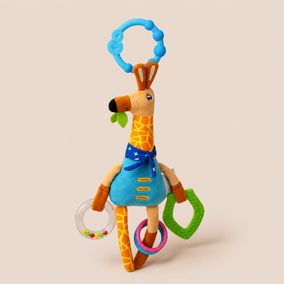 Doudou Hochet Girafe Suspendue