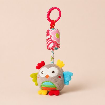 Doudou Hochet Multi Couleurs Suspendue