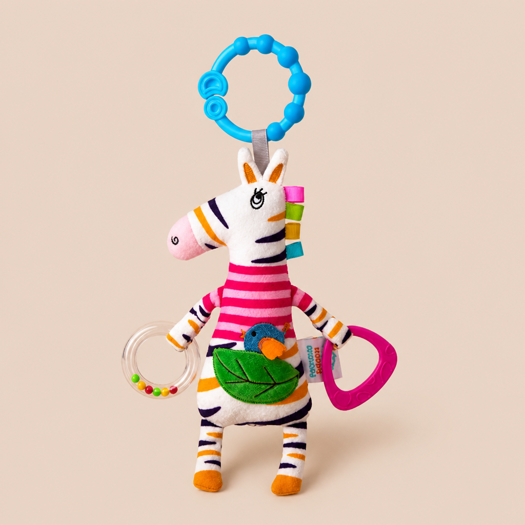 Doudou Hochet Zèbre