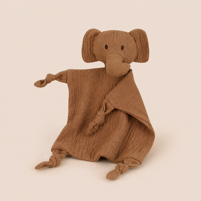 Doudou Lange Éléphant - Multiples Couleurs