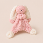 Doudou Lapin Plat Tout Doux - Multiples Couleurs