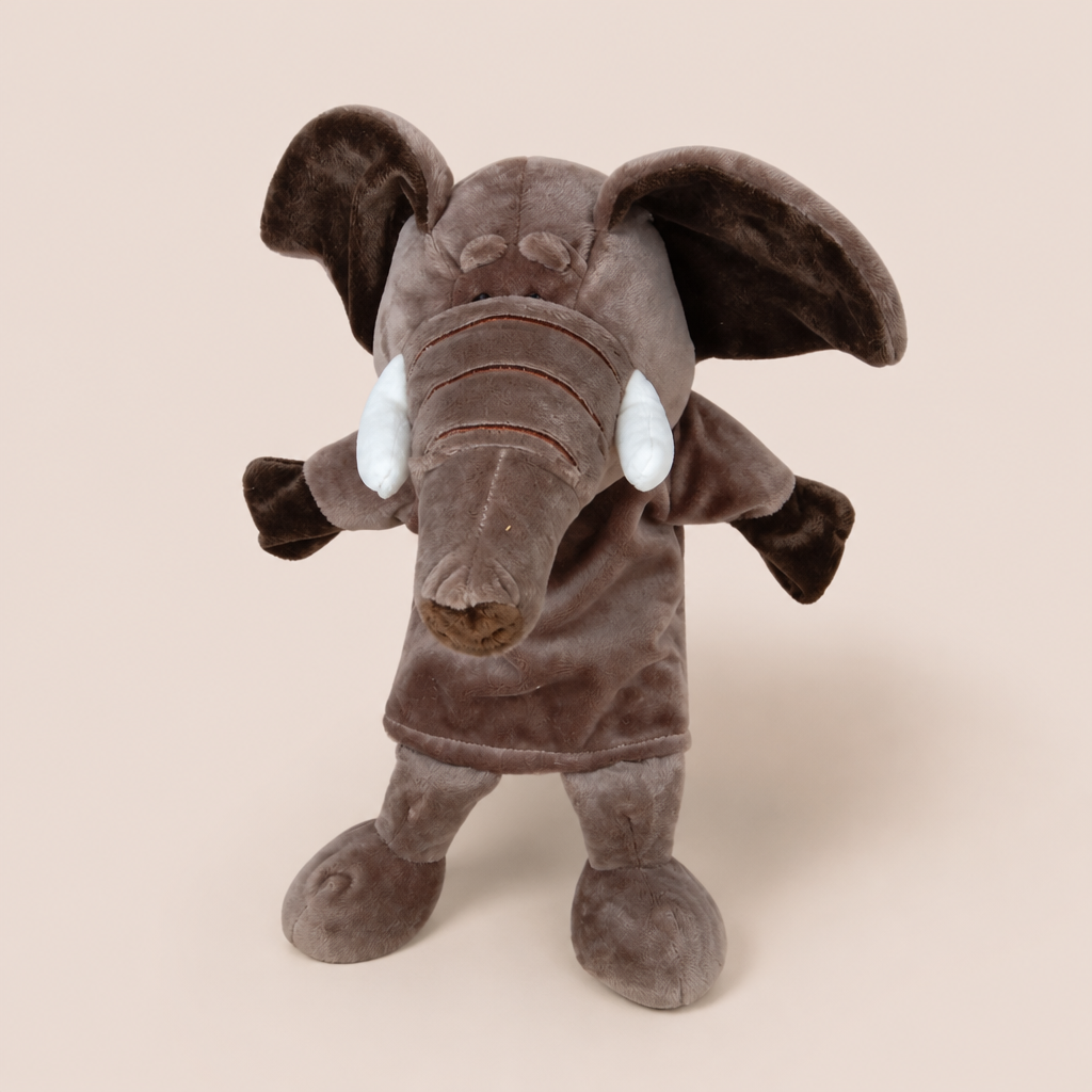 Doudou Marionnette Éléphant