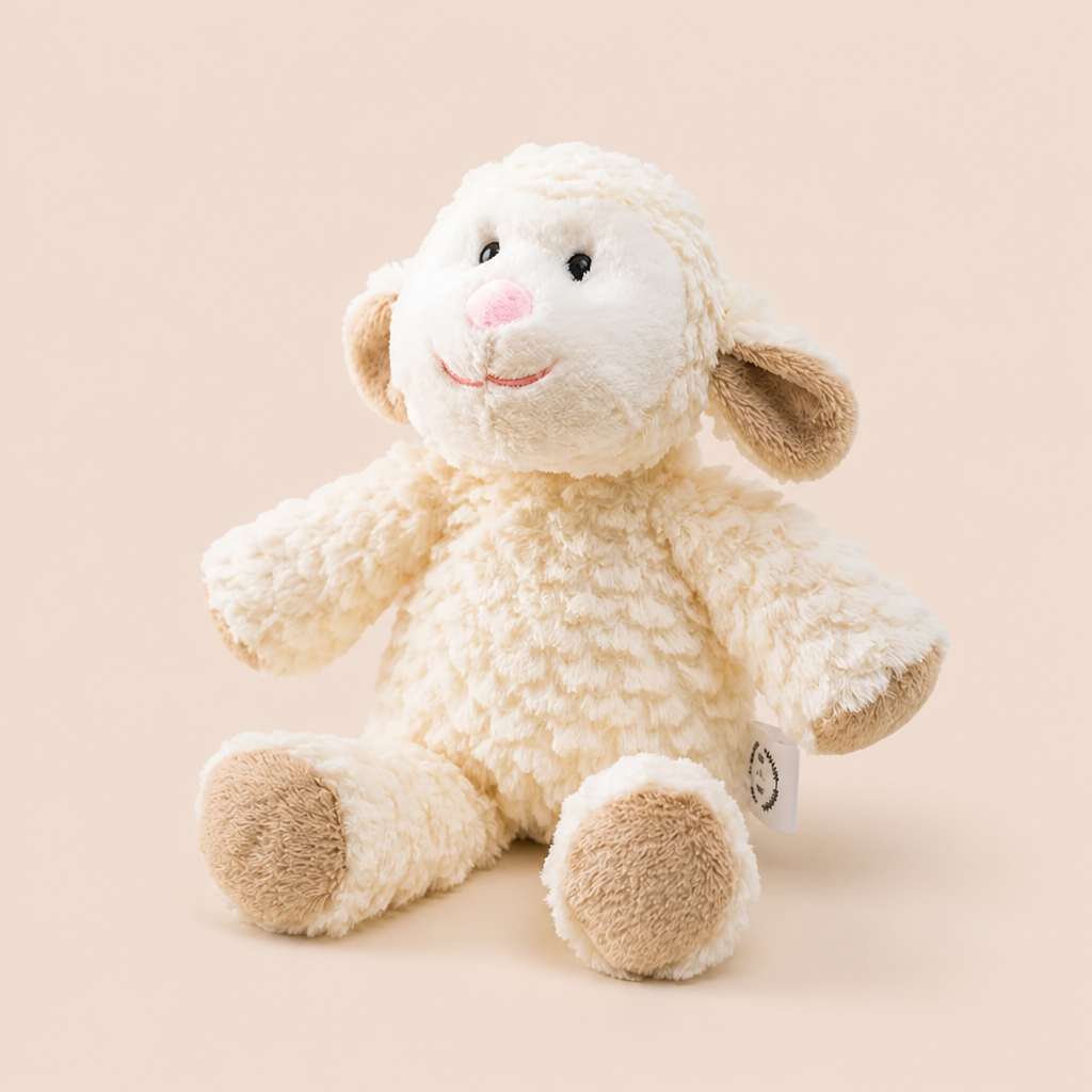Doudou Mouton pour Bébé Blanc