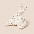 Doudou Plat Lapin - Motifs Cœur