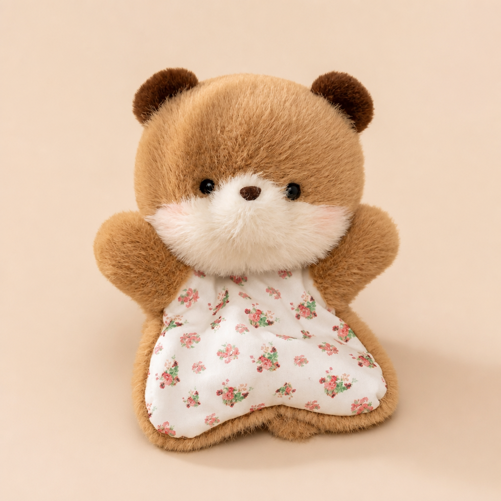 Doudou Plat Rembourrer Ourson
