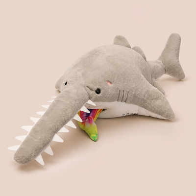Doudou Requin Scie 50 Cm
