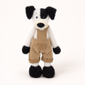 Doudou Chien Noir et Blanc