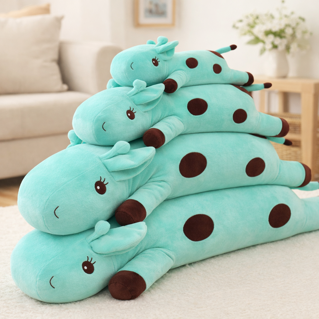 Doudou Girafe Bleu - vue 2