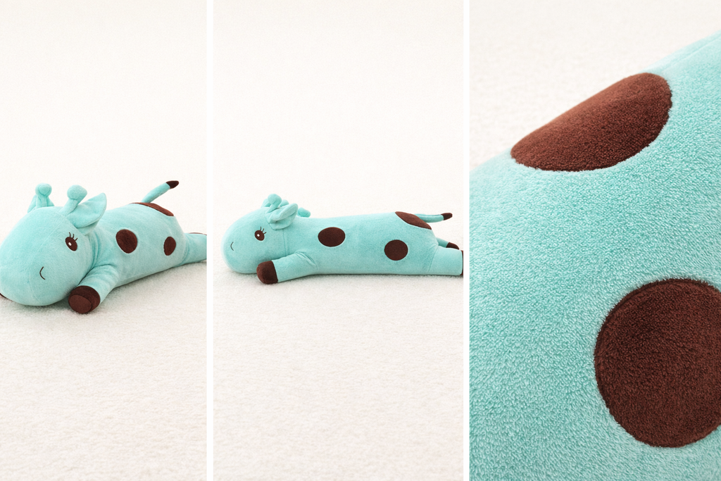 Doudou Girafe Bleu - vue 3