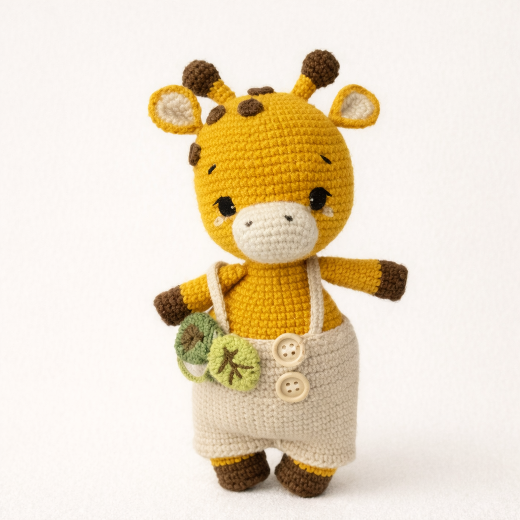 Doudou Girafe Orange Adorable - vue 2