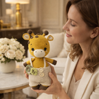 Doudou Girafe Orange Adorable - vue 4