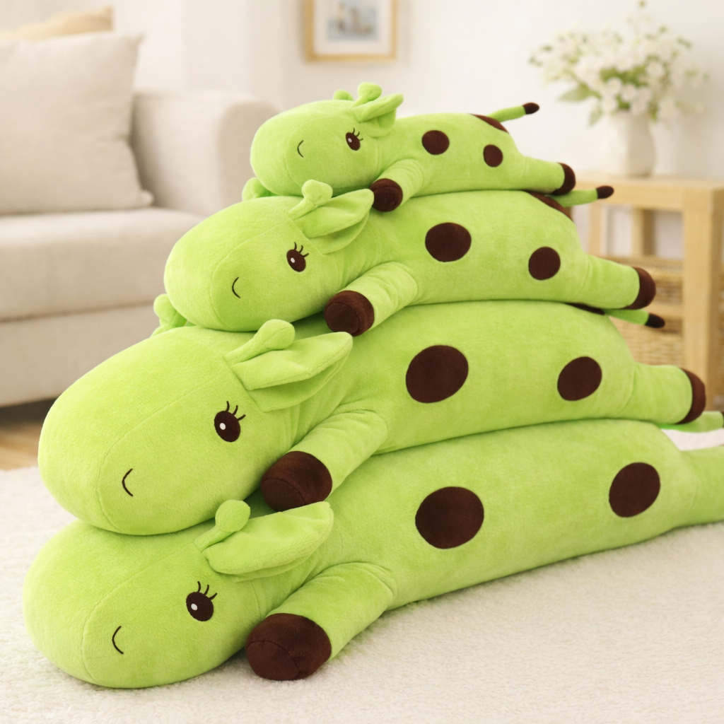 Doudou Girafe Vert - vue 2
