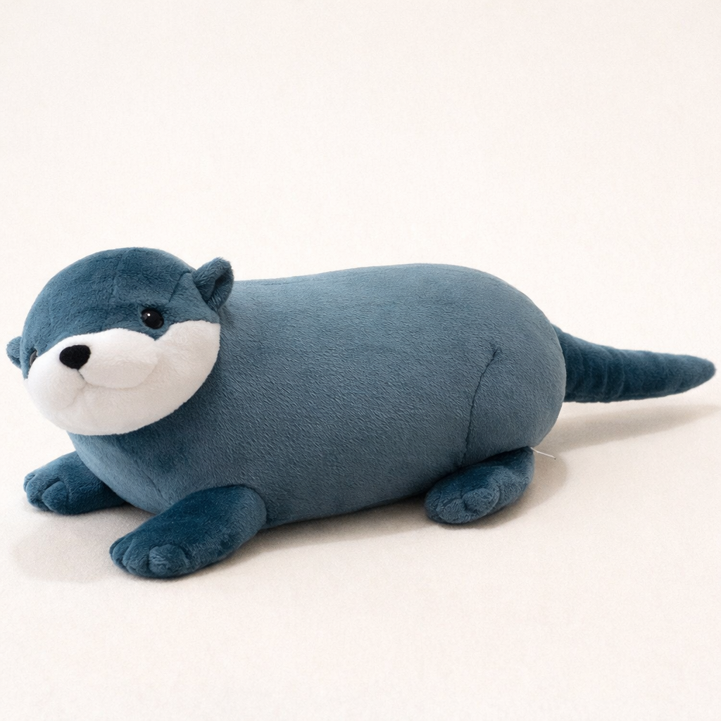 Doudou Loutre Bleu