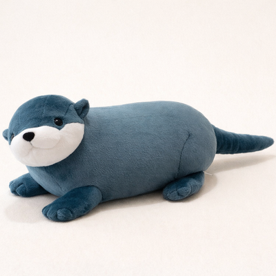 Doudou Loutre Bleu