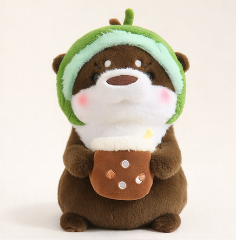 doudou loutre marron cosplay avocat