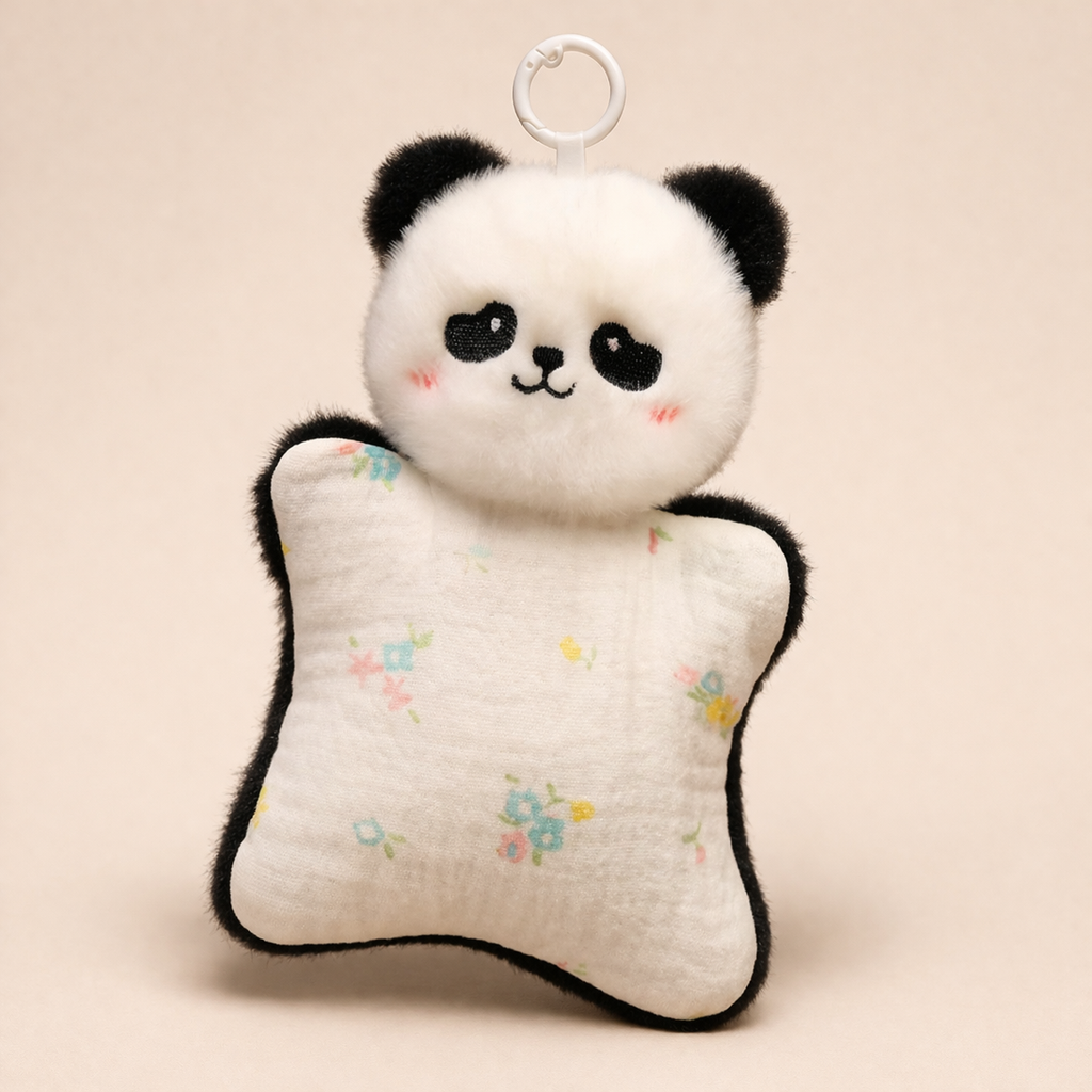 Doudou Panda Plat