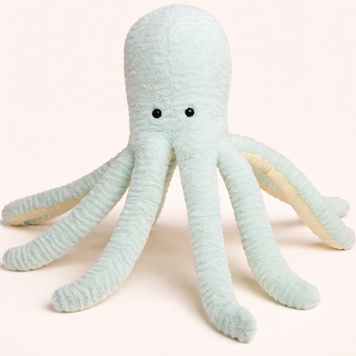Doudou Pieuvre Bleu