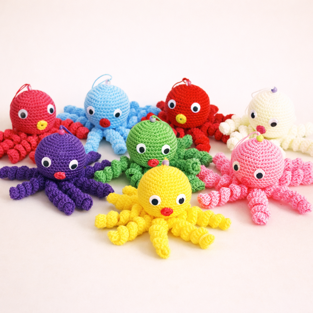 Doudou Pieuvre Crochet