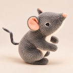 Doudou Souris Réaliste