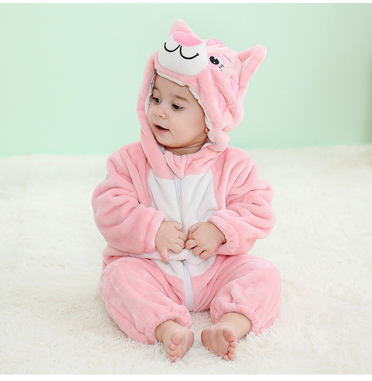 Pyjama chat rose enfant tout doux