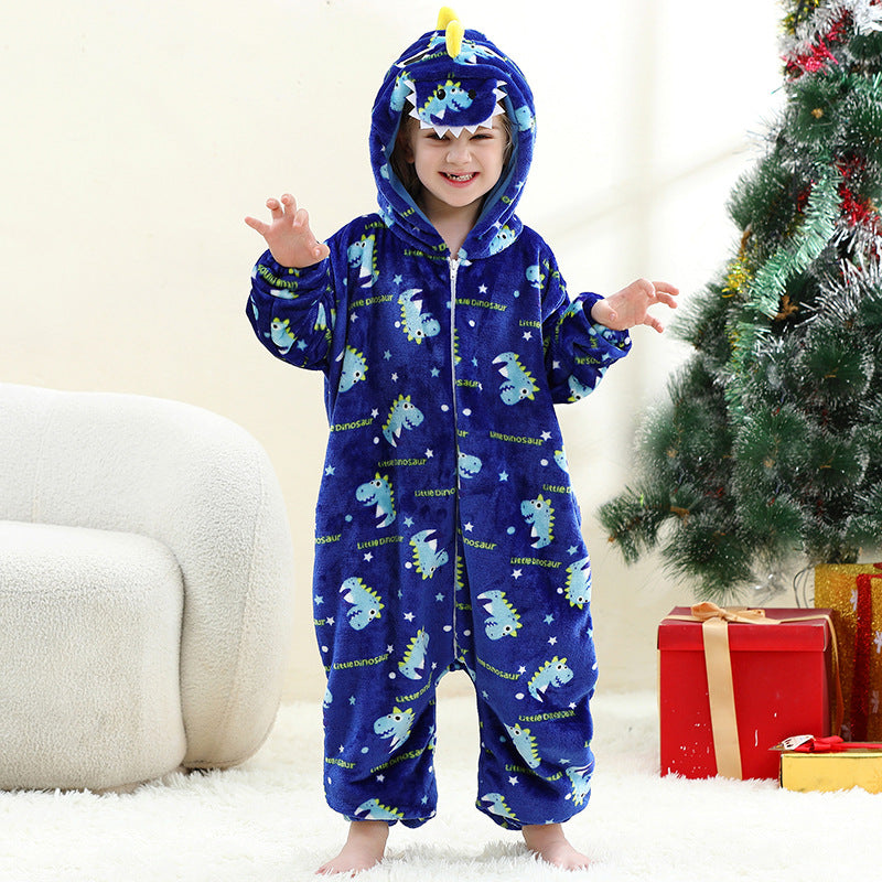 Pyjama une pièce enfant imprimé dinosaures