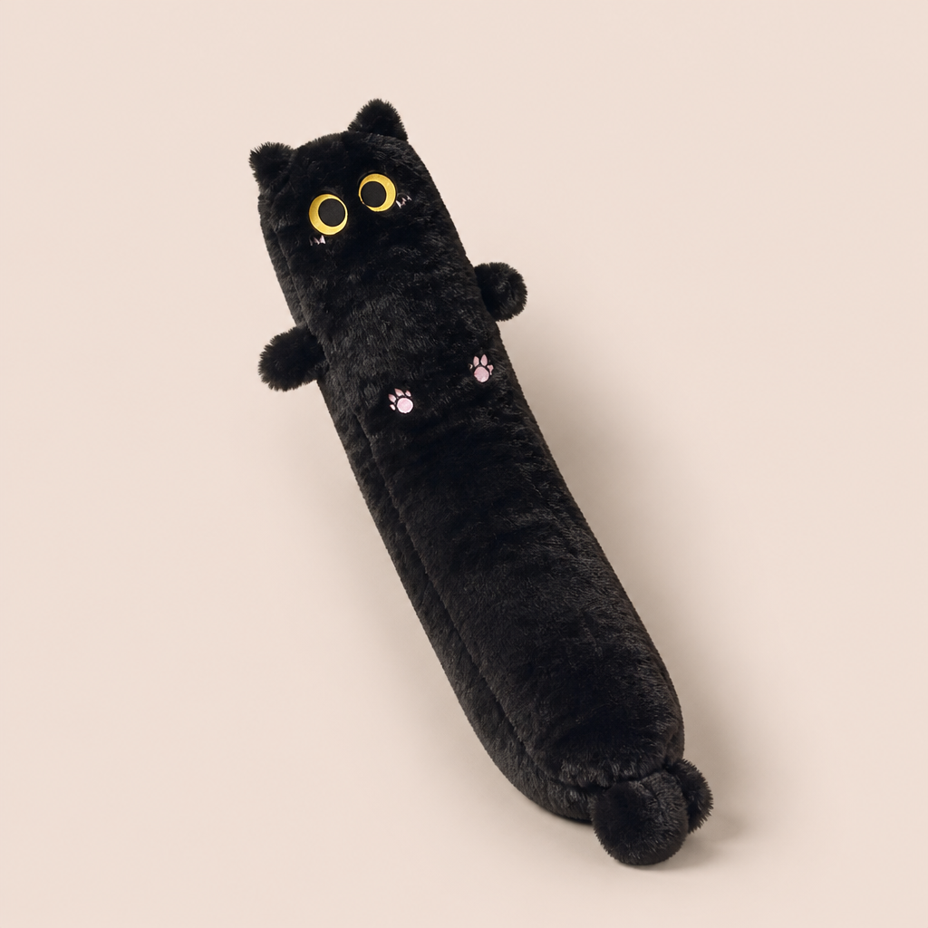Grande Bouillotte Chat Noir