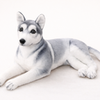 Grande Peluche Chien Husky - vue 2