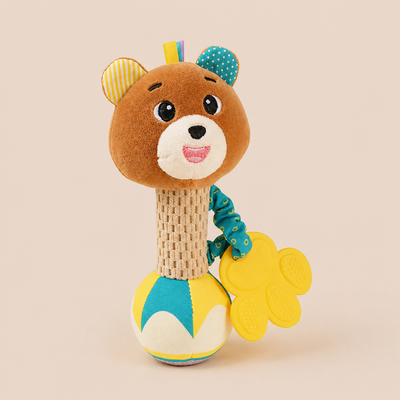 Hochet Bâton Ours en Peluche