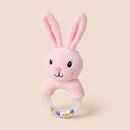 Hochet Peluche Animal et Plastique