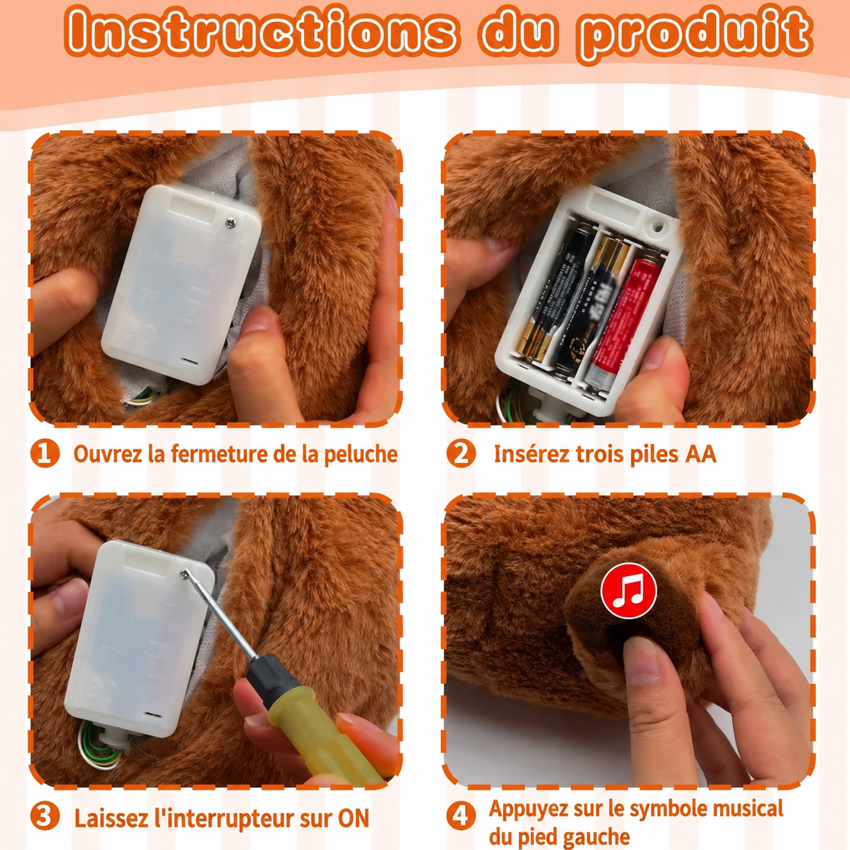 Peluche Capybara Veilleuse - vue 5