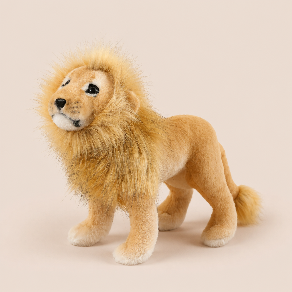 Lion Peluche Réaliste