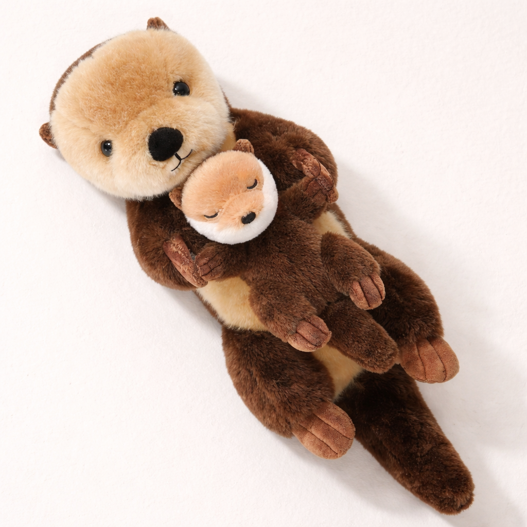 Loutre Bebe Peluche