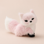 Mini Peluche Renard Rose