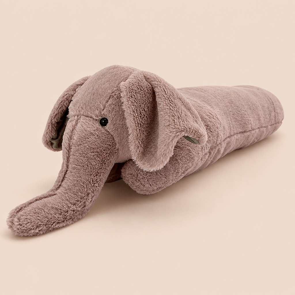 Oreiller Doudou Elephant Géant